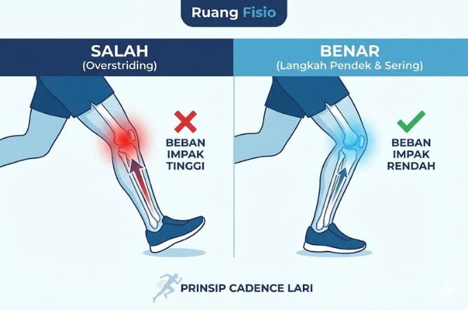 3. Perbaiki Cara Melangkah Hindari Overstriding