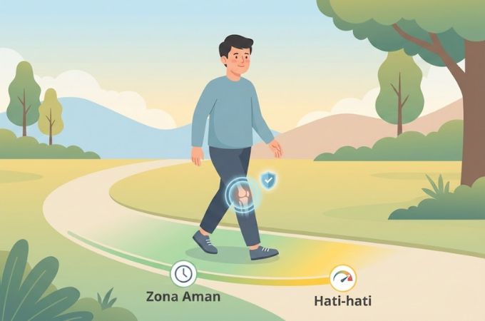 Nyeri Lutut Saat Jalan Kaki? Ini Cara Atur Durasi Biar Tetap Aman