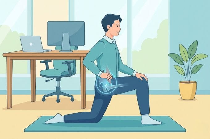 Mobilitas Sendi Panggul: 5 Gerakan Sederhana untuk Kamu yang Sering Duduk di Depan Laptop